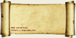 Isak Blaževac vizit kartica